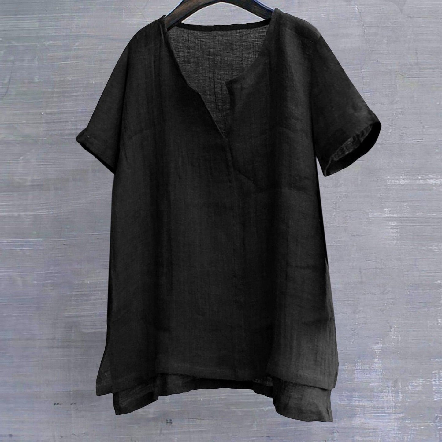 Boho Chic Loose Linen Shirts Shirts - The Burner Shop