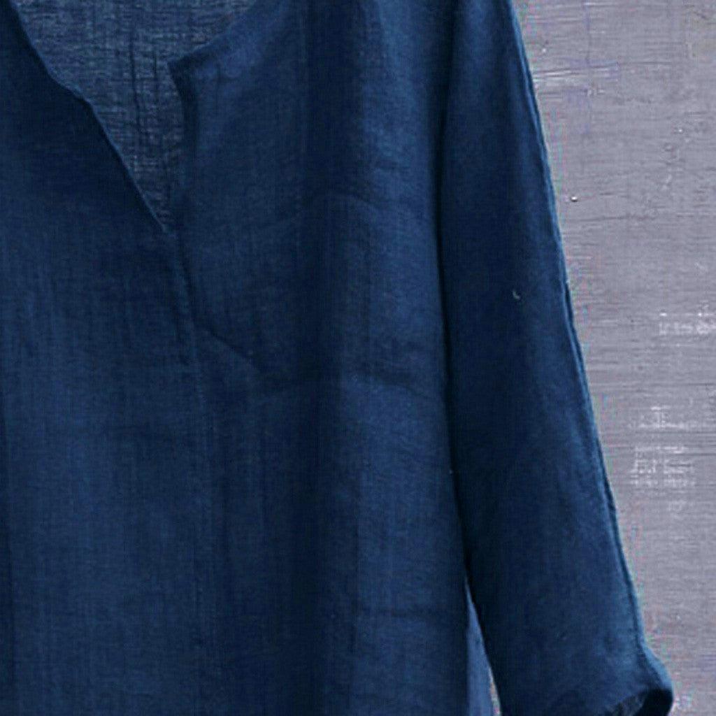 Boho Chic Loose Linen Shirts Shirts - The Burner Shop