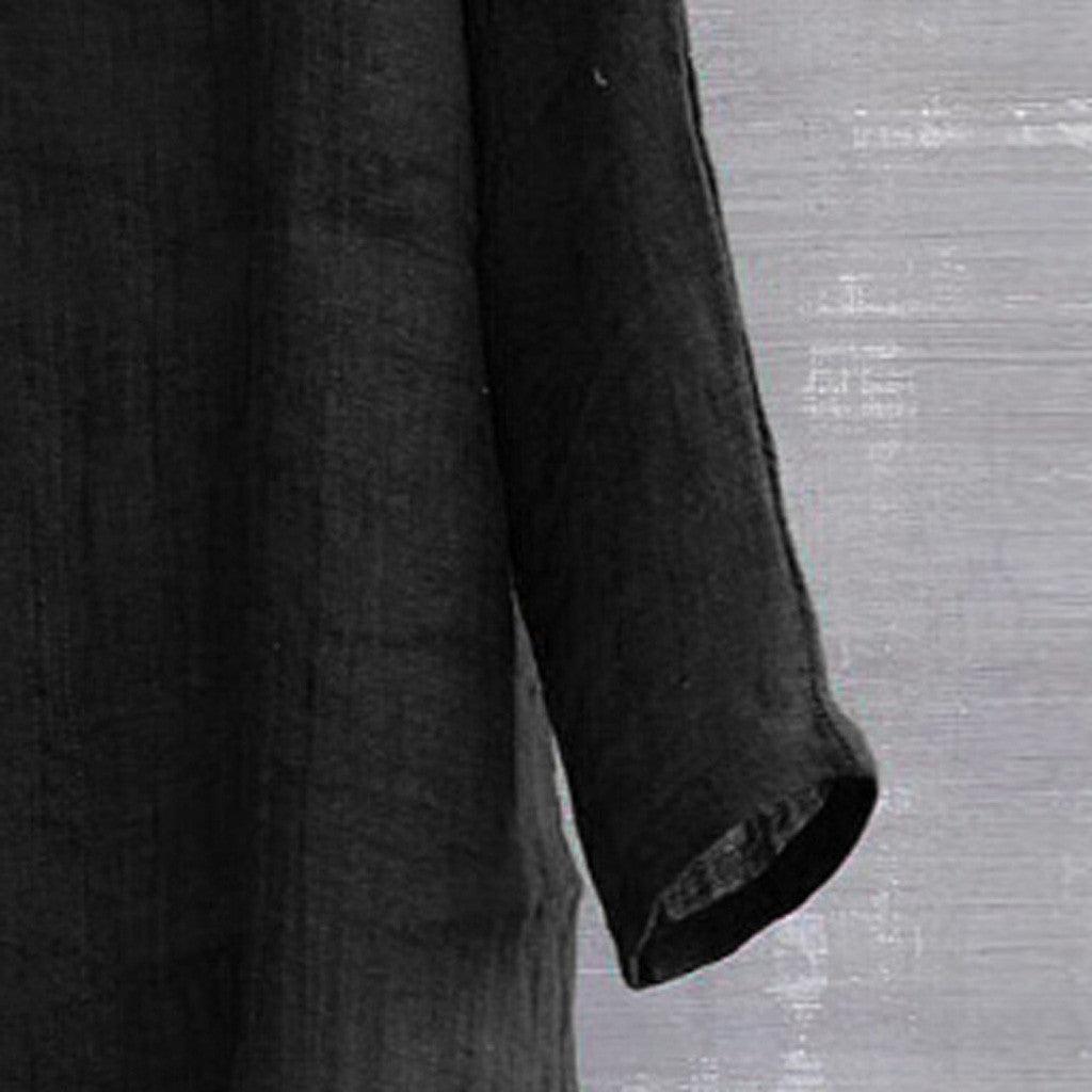 Boho Chic Loose Linen Shirts Shirts - The Burner Shop