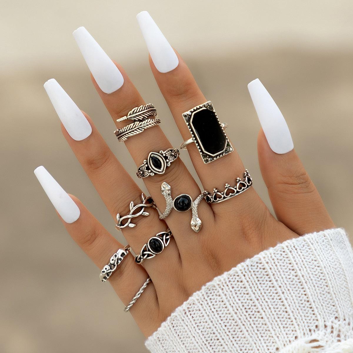 Boho Chic Ring Sets Rings - The Burner Shop