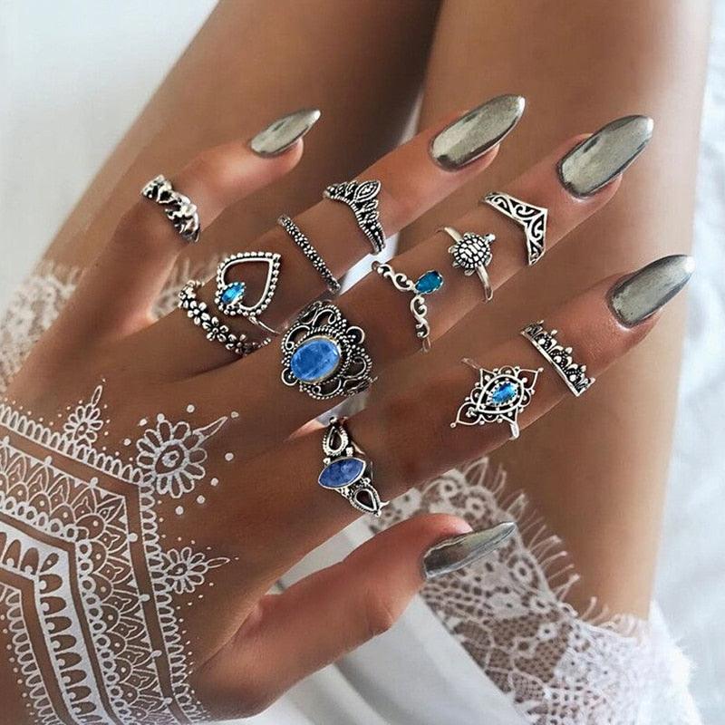 Boho Chic Ring Sets Rings - The Burner Shop