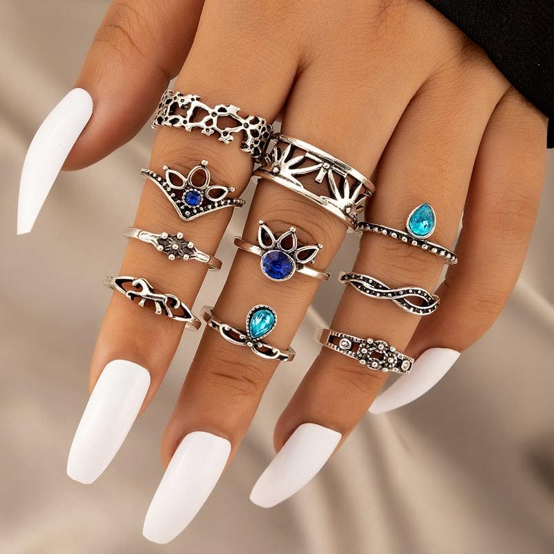 Boho Chic Ring Sets Rings - The Burner Shop