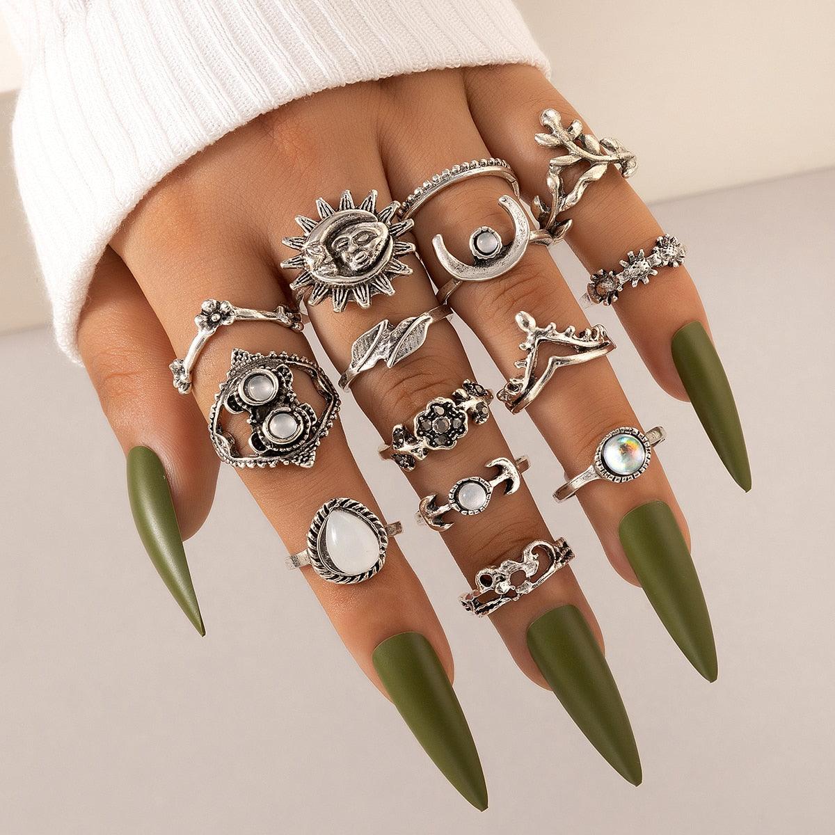 Boho Chic Ring Sets Rings - The Burner Shop