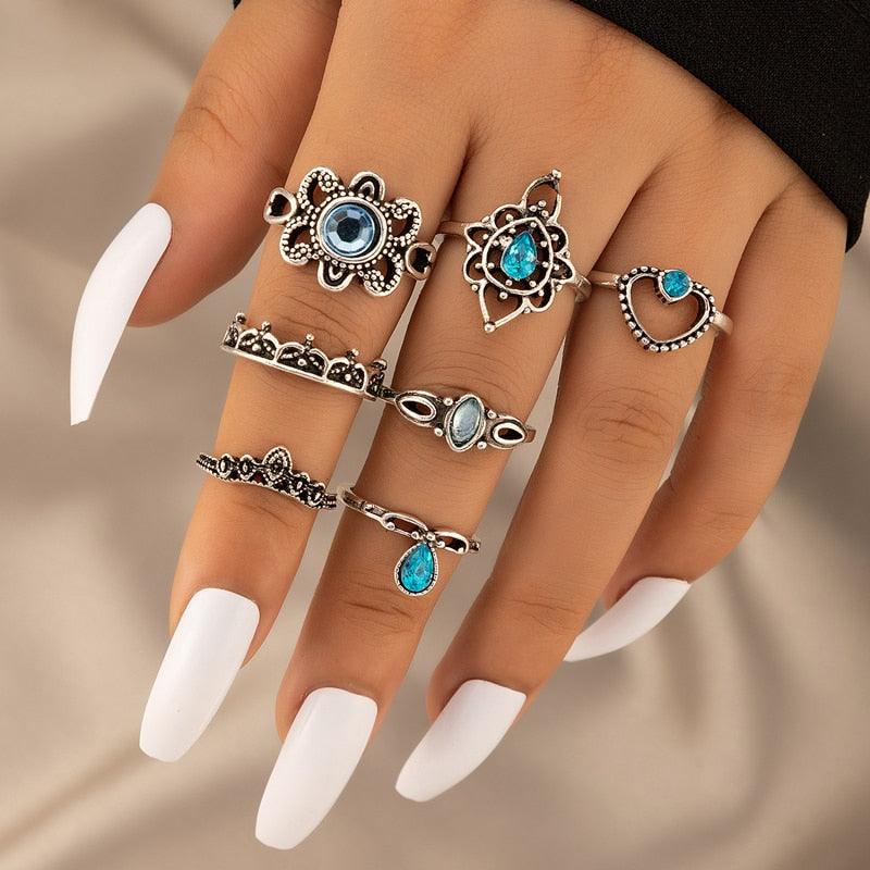Boho Chic Ring Sets Rings - The Burner Shop