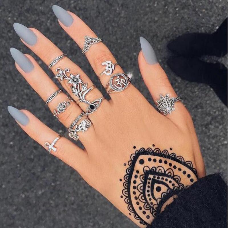 Boho Chic Ring Sets Rings - The Burner Shop