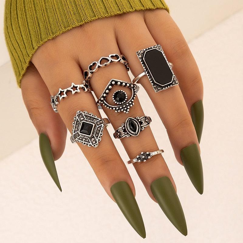 Boho Chic Ring Sets Rings - The Burner Shop