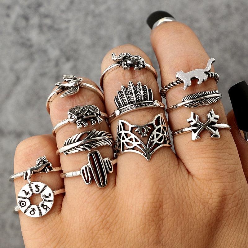 Boho Chic Ring Sets Rings - The Burner Shop