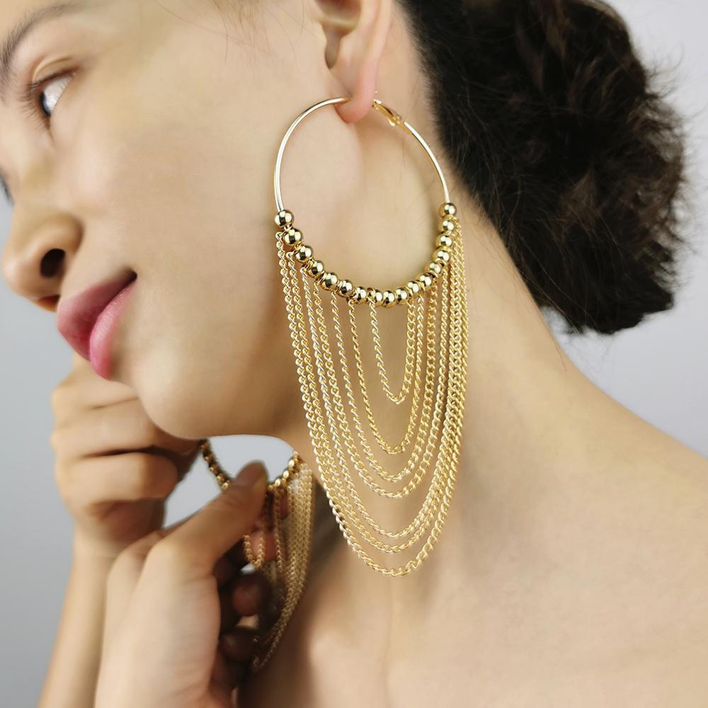Boho Chic Round tassels Earrings Earrings - The Burner Shop