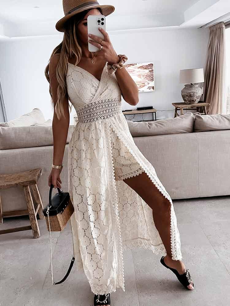 Boho Chic Sundress Dresses - The Burner Shop