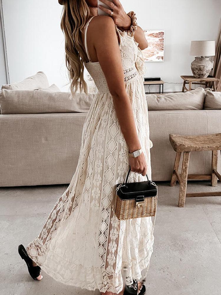 Boho Chic Sundress Dresses - The Burner Shop