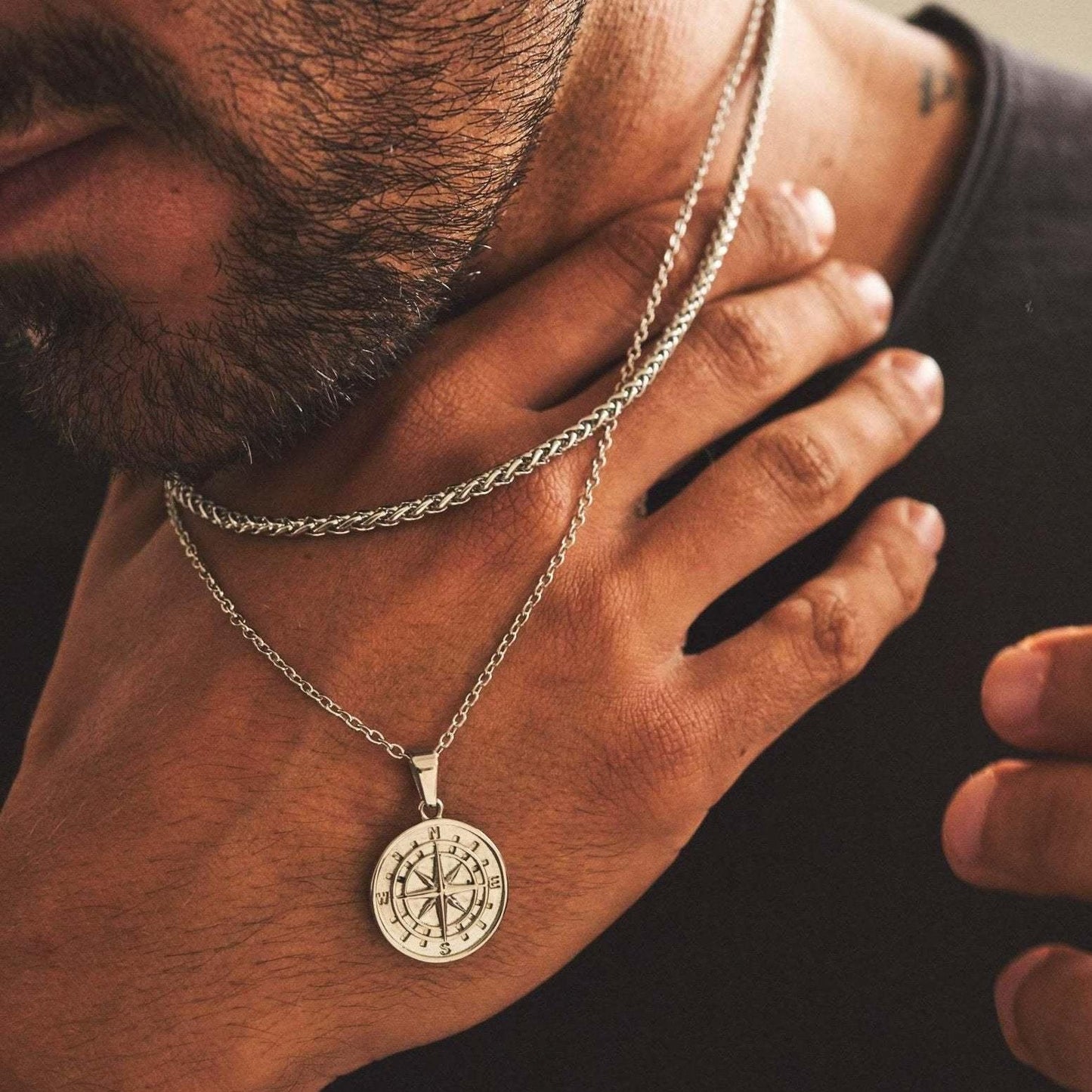 Boho Compass Pendant Necklaces - The Burner Shop
