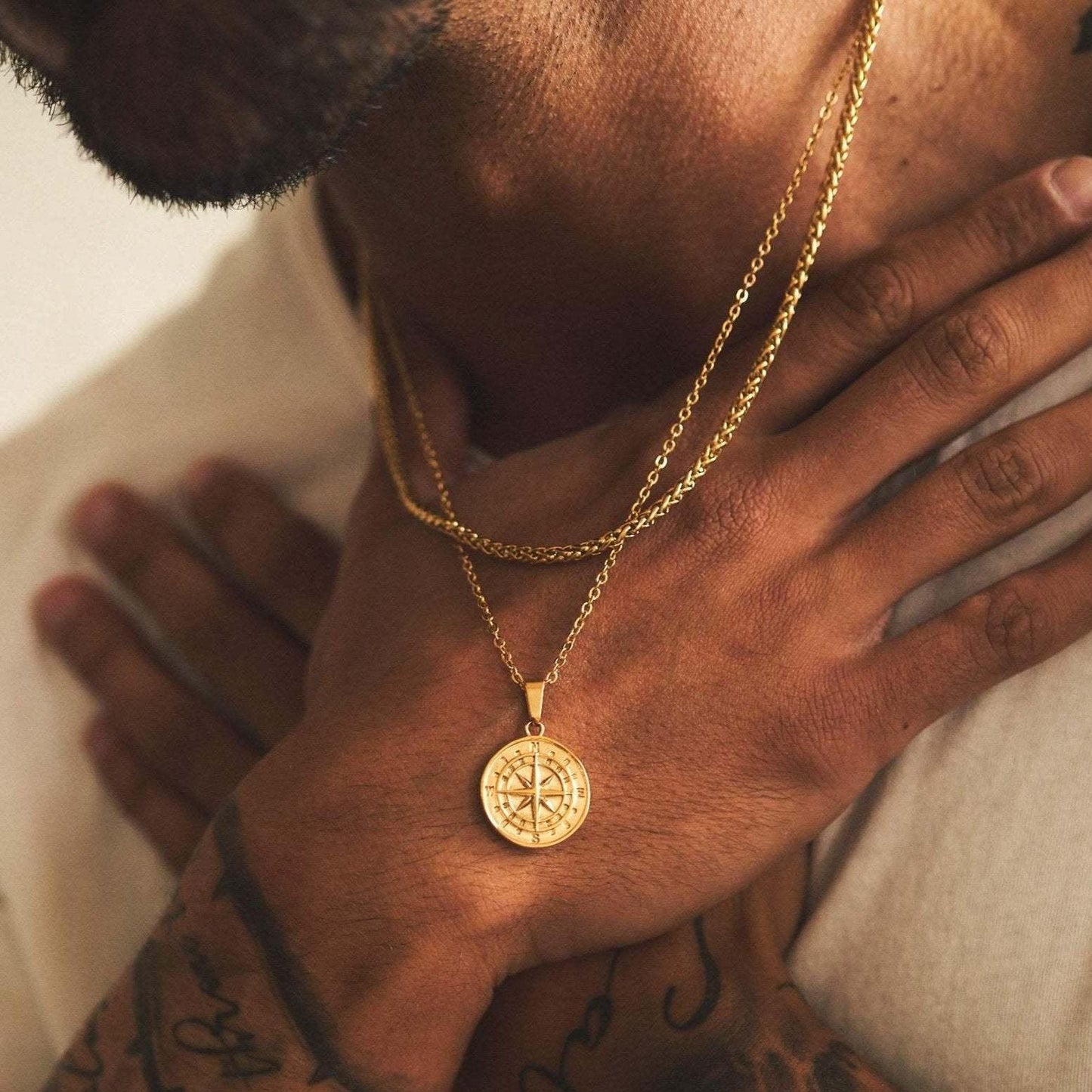 Boho Compass Pendant Necklaces - The Burner Shop