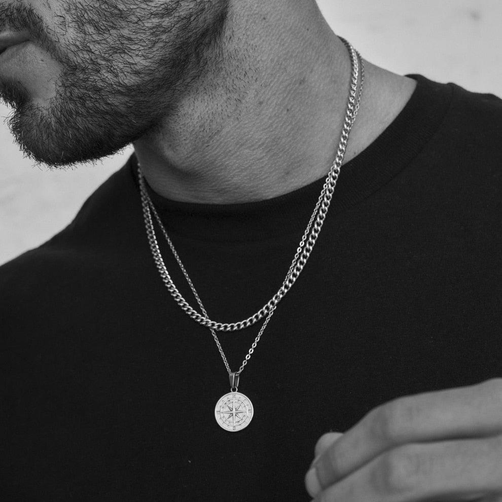 Boho Compass Pendant Necklaces - The Burner Shop