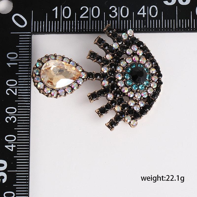 Boho Evil Eye Dangle Earrings Earrings - The Burner Shop