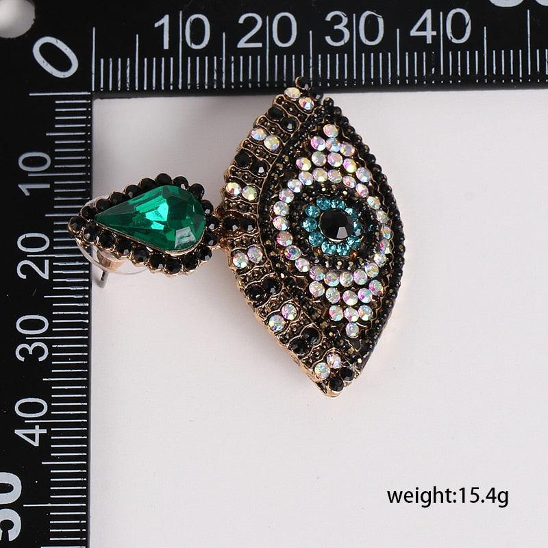 Boho Evil Eye Dangle Earrings Earrings - The Burner Shop