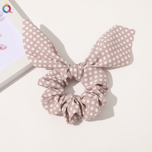 Boho Floral Bowknot Hair Ties Hair Tie - The Burner Shop