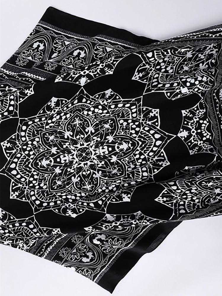 Boho Floral Printed Pattern Cardigan Cardigans - The Burner Shop