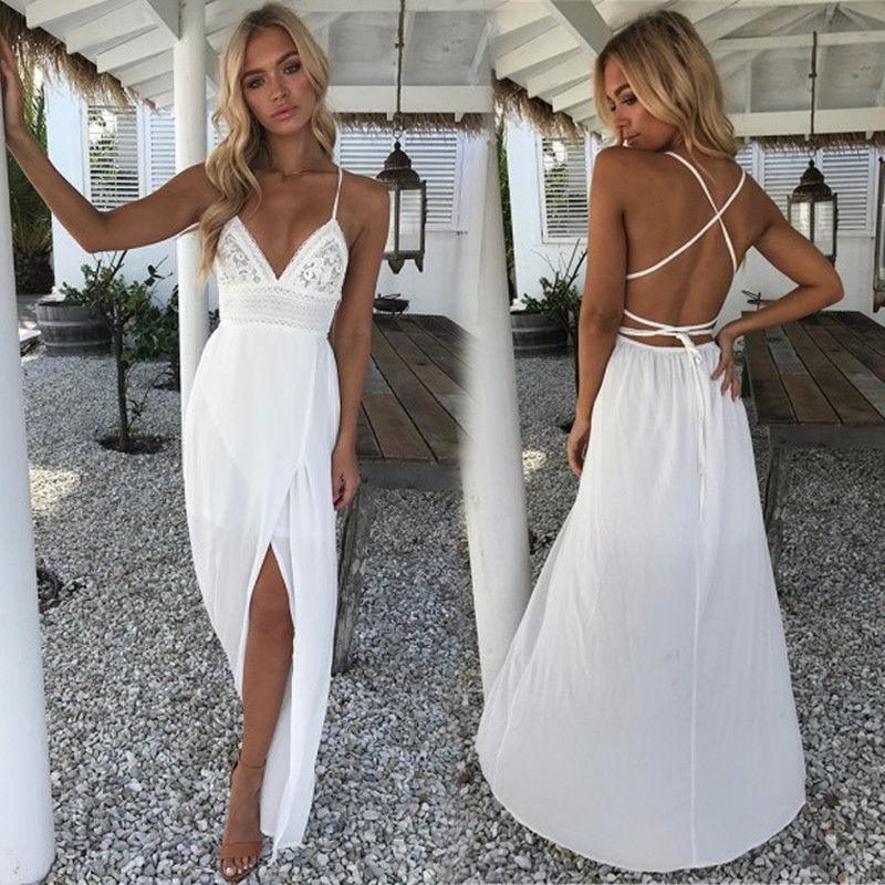 Boho Flowy Lace Detail Dress dresses - The Burner Shop