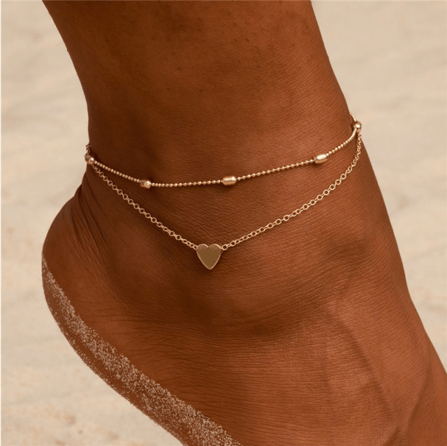 Boho Gold Ankle Bracelets Anklets - The Burner Shop