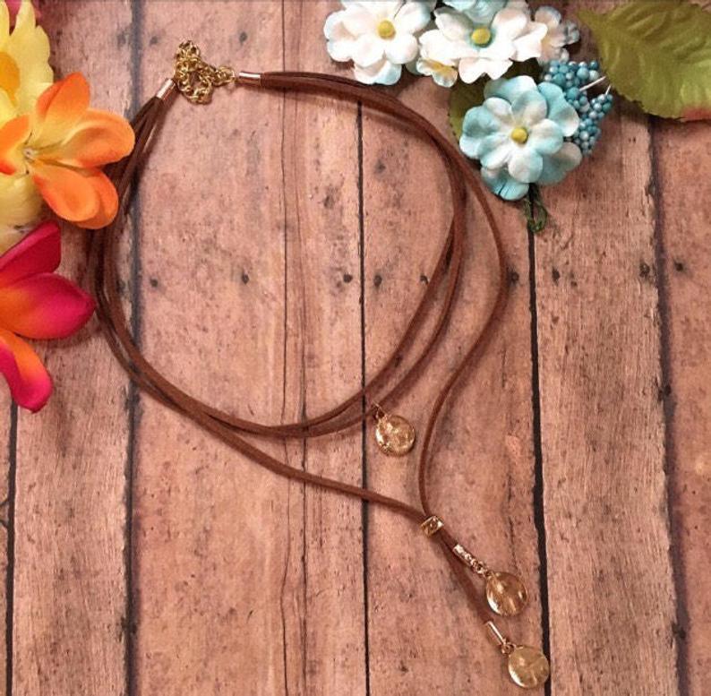 Boho Hammer Coin Choker Necklace Necklaces - The Burner Shop