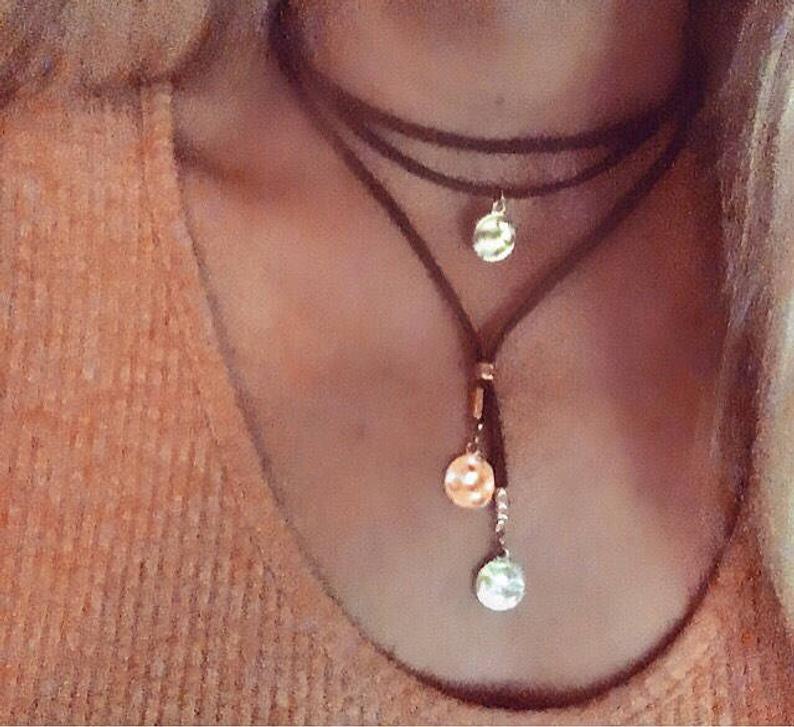 Boho Hammer Coin Choker Necklace Necklaces - The Burner Shop