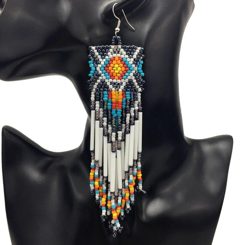 Boho Handmade Beaded Earrings Earrings - The Burner Shop