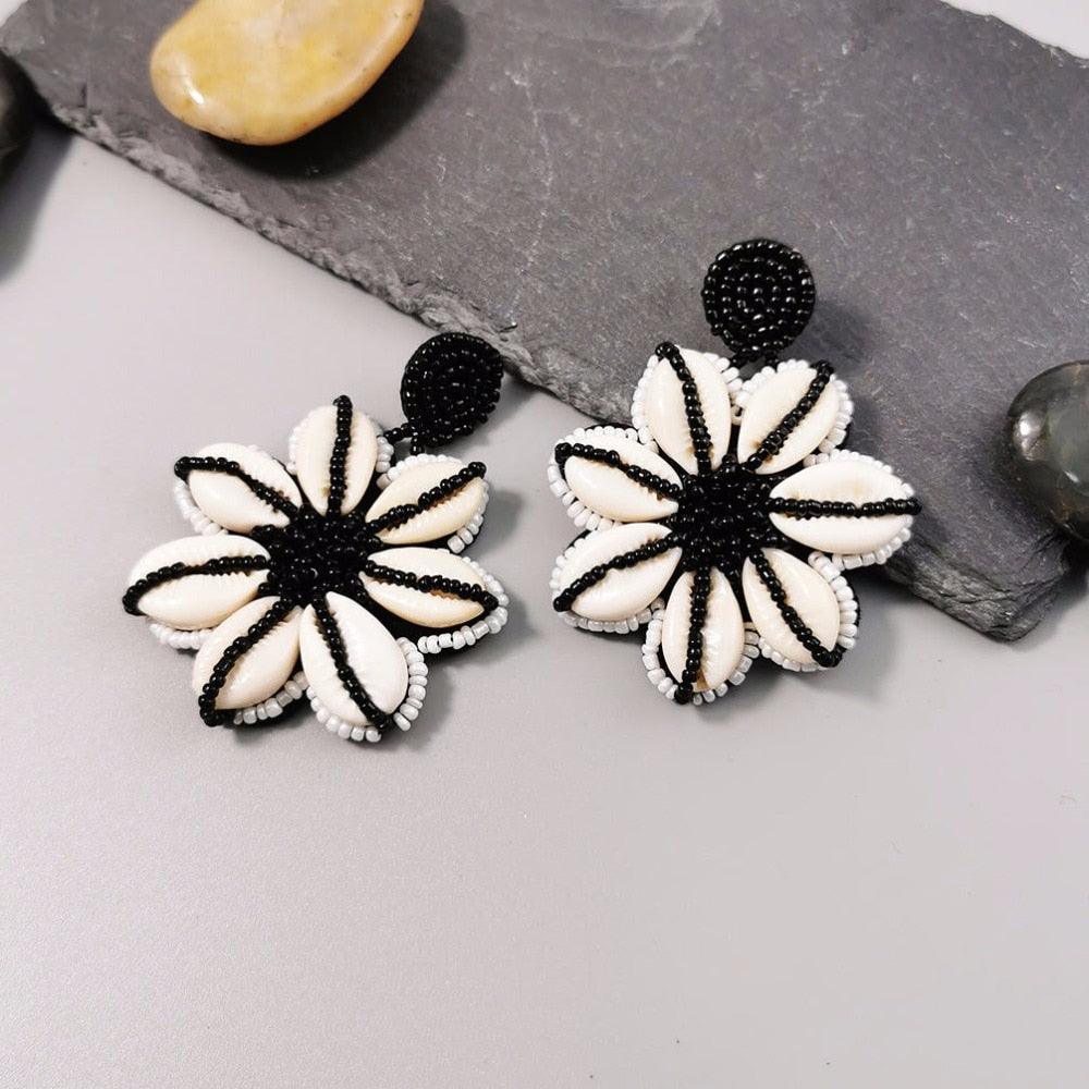 Boho Handmade Beaded Earrings Earrings - The Burner Shop