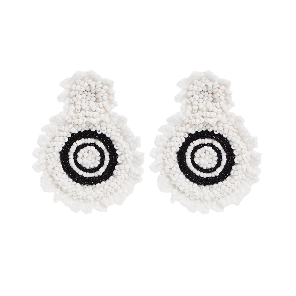 Boho Handmade Beaded Earrings Earrings - The Burner Shop