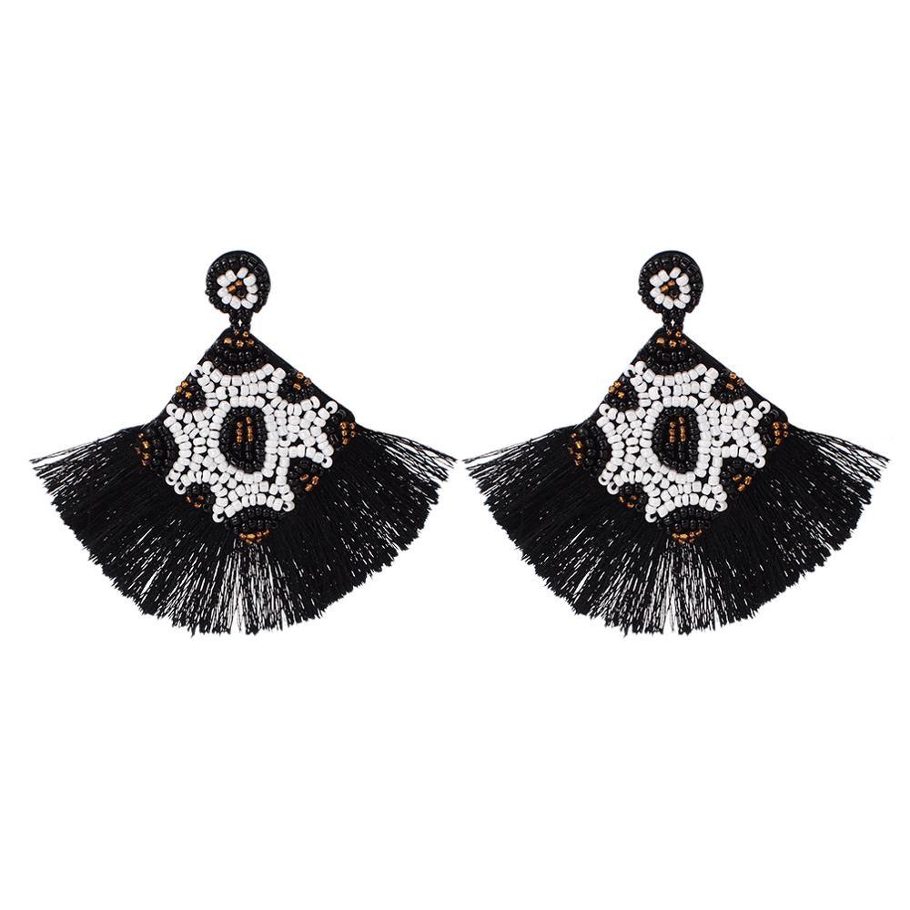 Boho Handmade Beaded Earrings Earrings - The Burner Shop