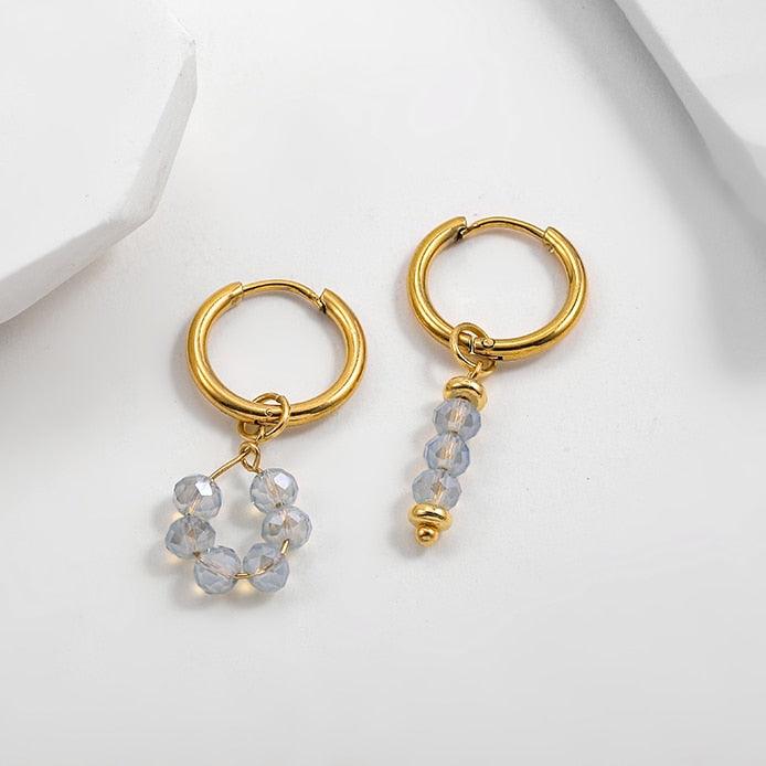 Boho Handmade Natural Stone Bead Earrings Earrings - The Burner Shop