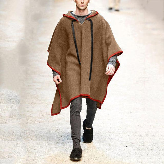 Boho Hooded Poncho Ponchos - The Burner Shop