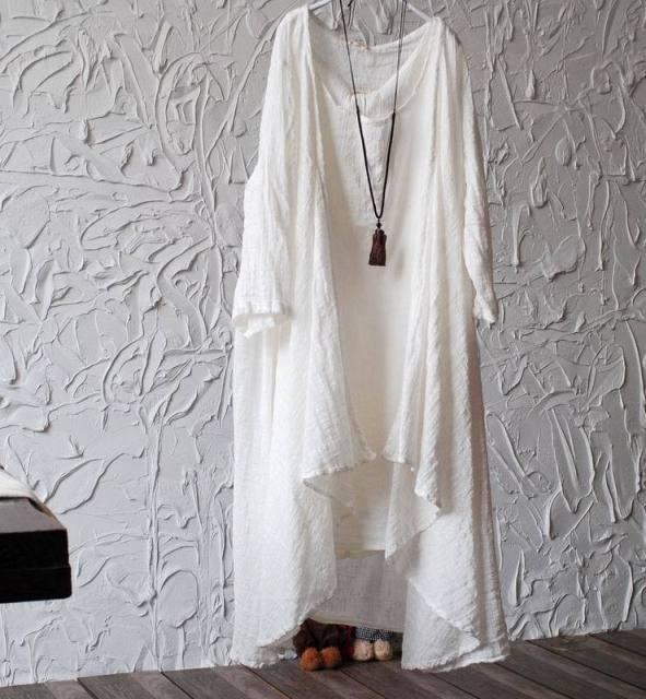 Boho Linen Summer Cardigan Cardigans - The Burner Shop