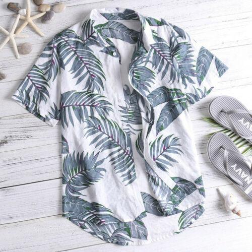 Boho Loose Tropical Printed Shirts Shirts - The Burner Shop