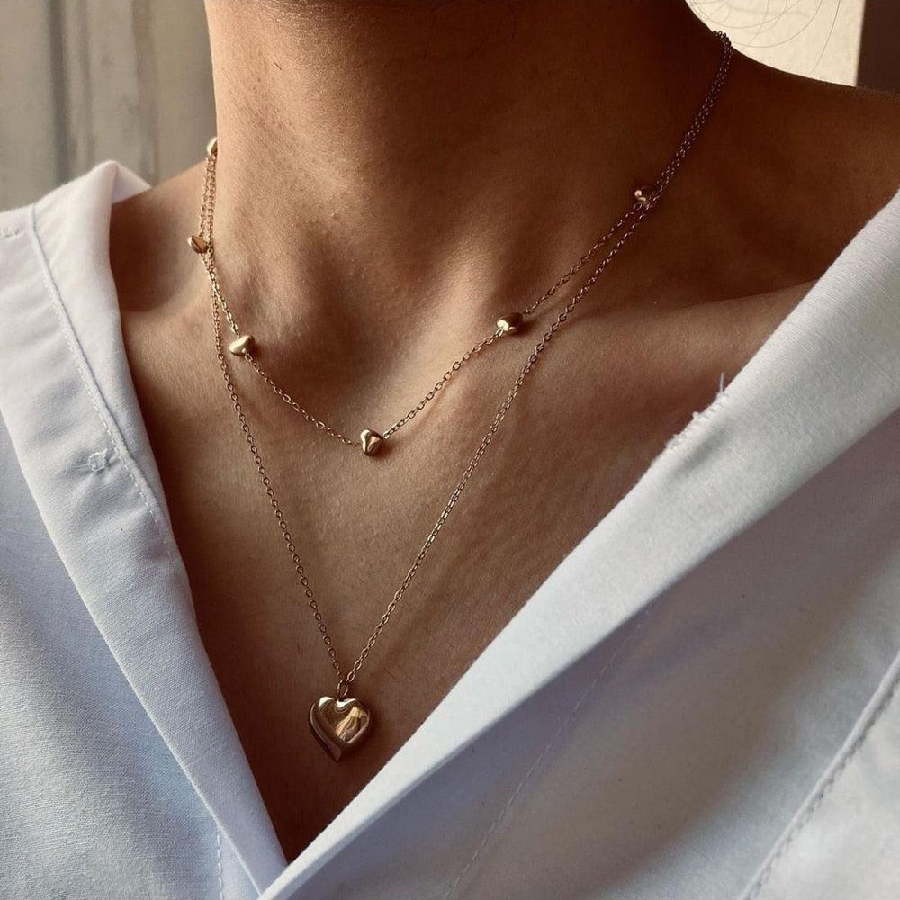 Boho Multi Layered Coin Pendant Necklaces Necklaces - The Burner Shop