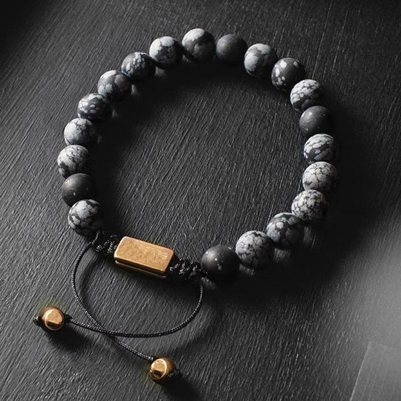 Boho Natural Lava Stone Bead Bracelet Bracelets - The Burner Shop