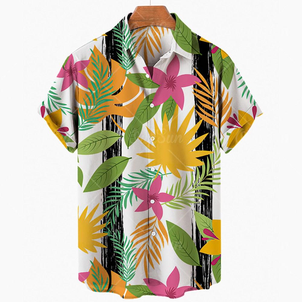 Boho Retro Hawaiian Shirt Shirts - The Burner Shop