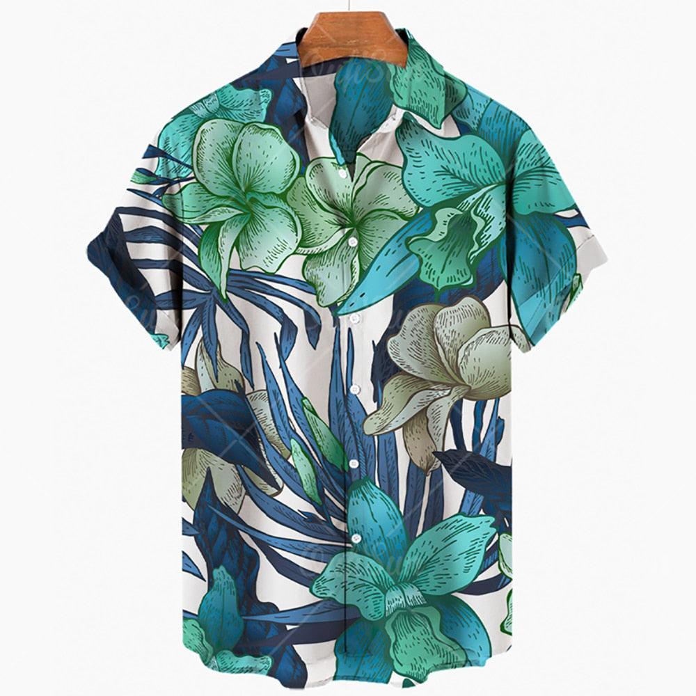 Boho Retro Hawaiian Shirt Shirts - The Burner Shop
