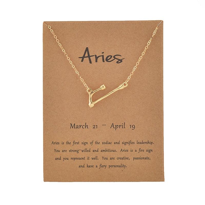 Boho Zodiac Sign Necklaces Necklaces - The Burner Shop