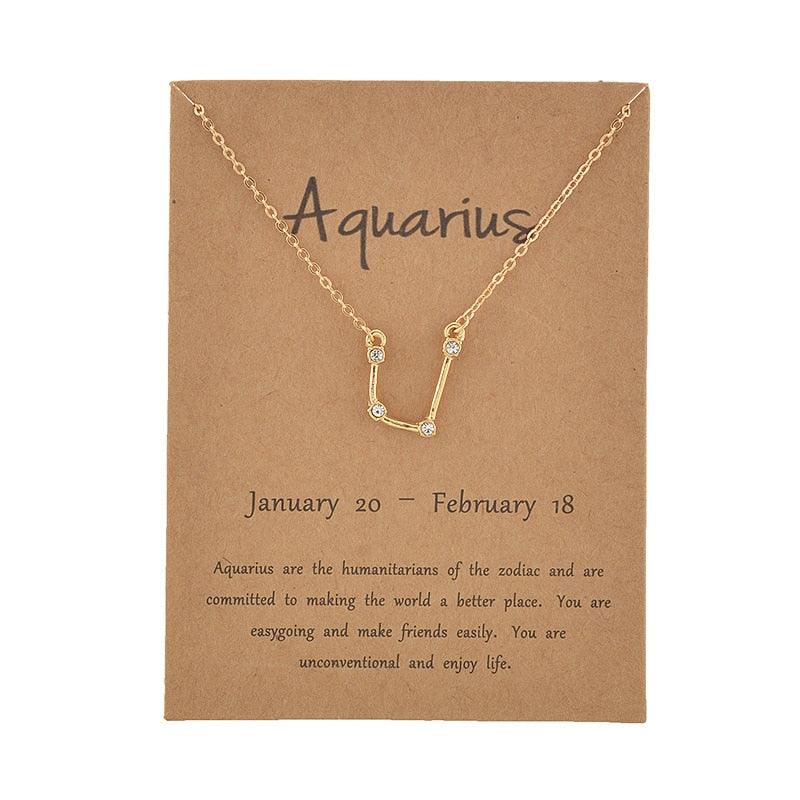 Boho Zodiac Sign Necklaces Necklaces - The Burner Shop