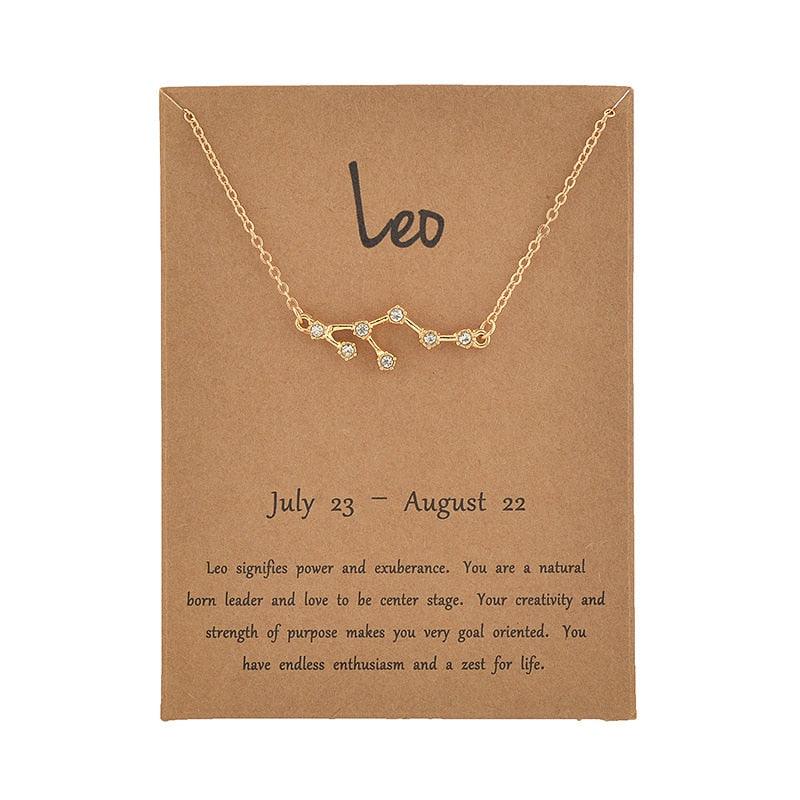 Boho Zodiac Sign Necklaces Necklaces - The Burner Shop