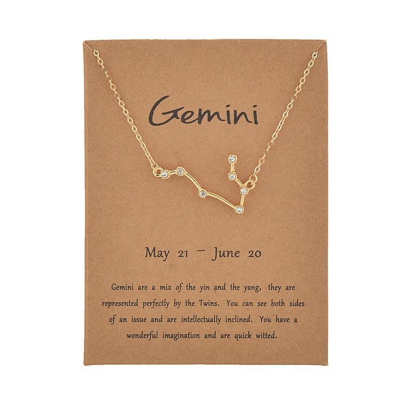 Boho Zodiac Sign Necklaces Necklaces - The Burner Shop