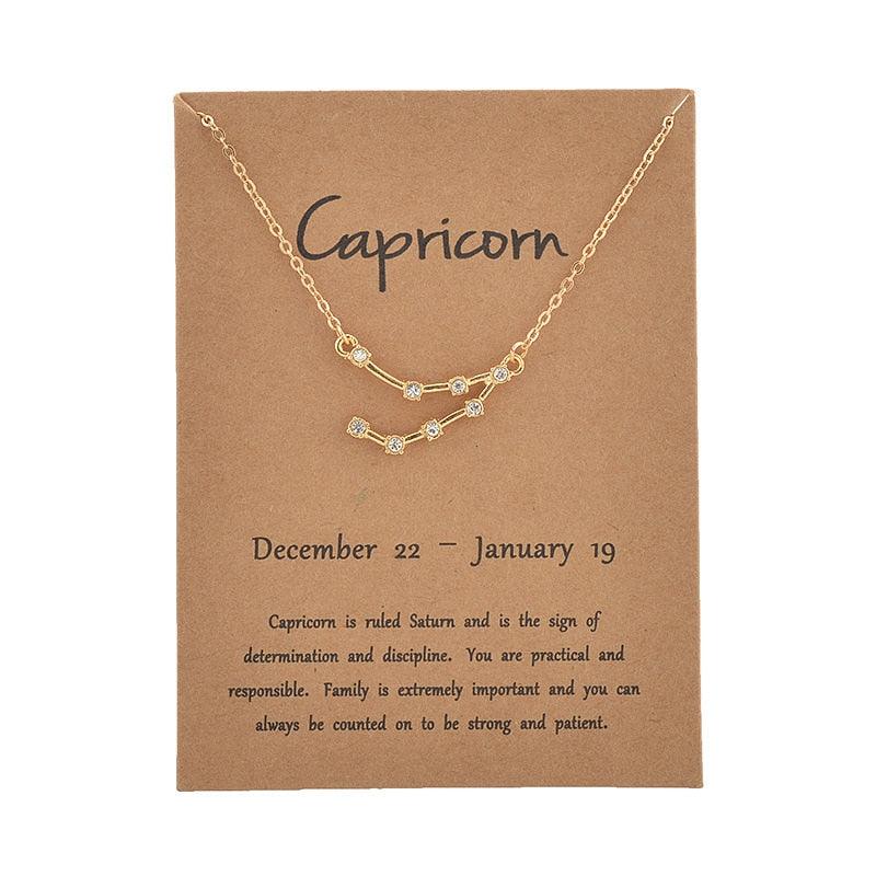 Boho Zodiac Sign Necklaces Necklaces - The Burner Shop