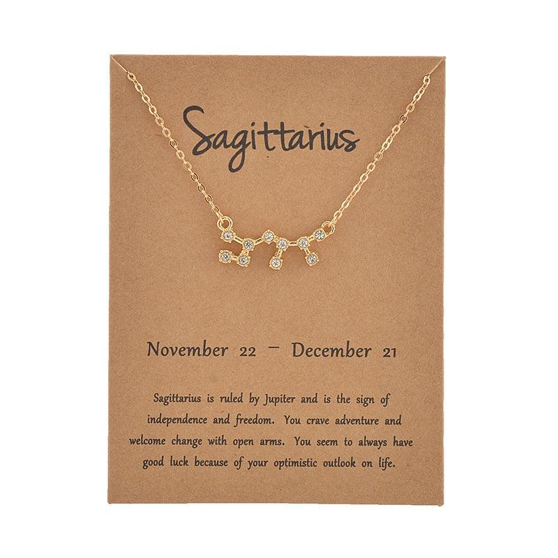Boho Zodiac Sign Necklaces Necklaces - The Burner Shop