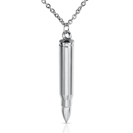 Chain Necklace with Bullet Pendant Necklaces - The Burner Shop