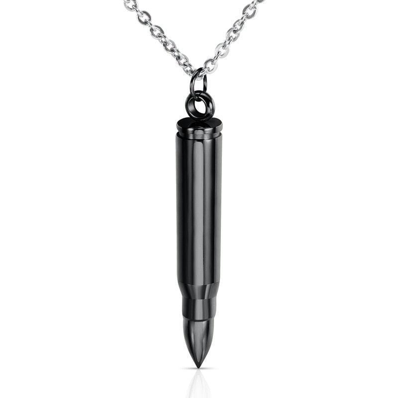 Chain Necklace with Bullet Pendant Necklaces - The Burner Shop