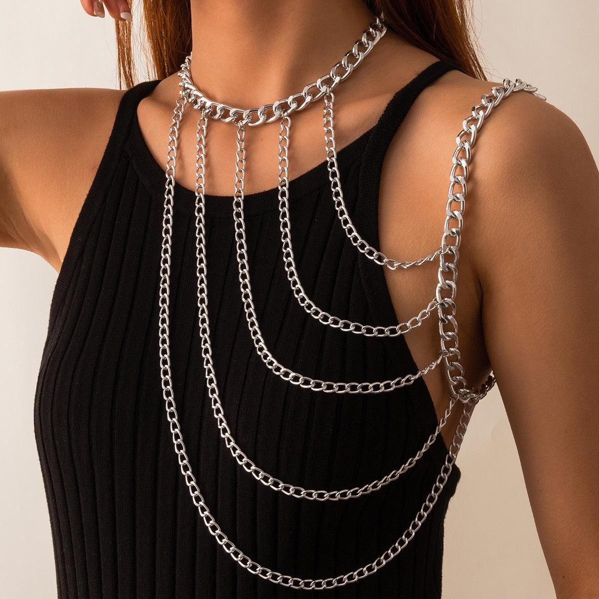 Chain Shoulder Jewellery Body Jewelry - The Burner Shop