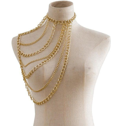 Chain Shoulder Jewellery Body Jewelry - The Burner Shop