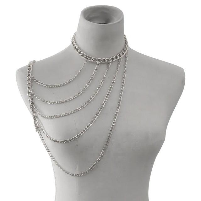 Chain Shoulder Jewellery Body Jewelry - The Burner Shop