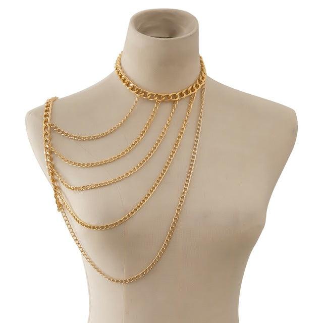 Chain Shoulder Jewellery Body Jewelry - The Burner Shop