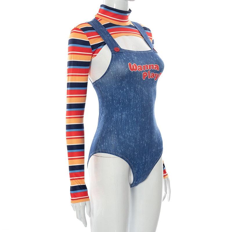 Chucky Killer Doll Bodysuit Costumes - The Burner Shop